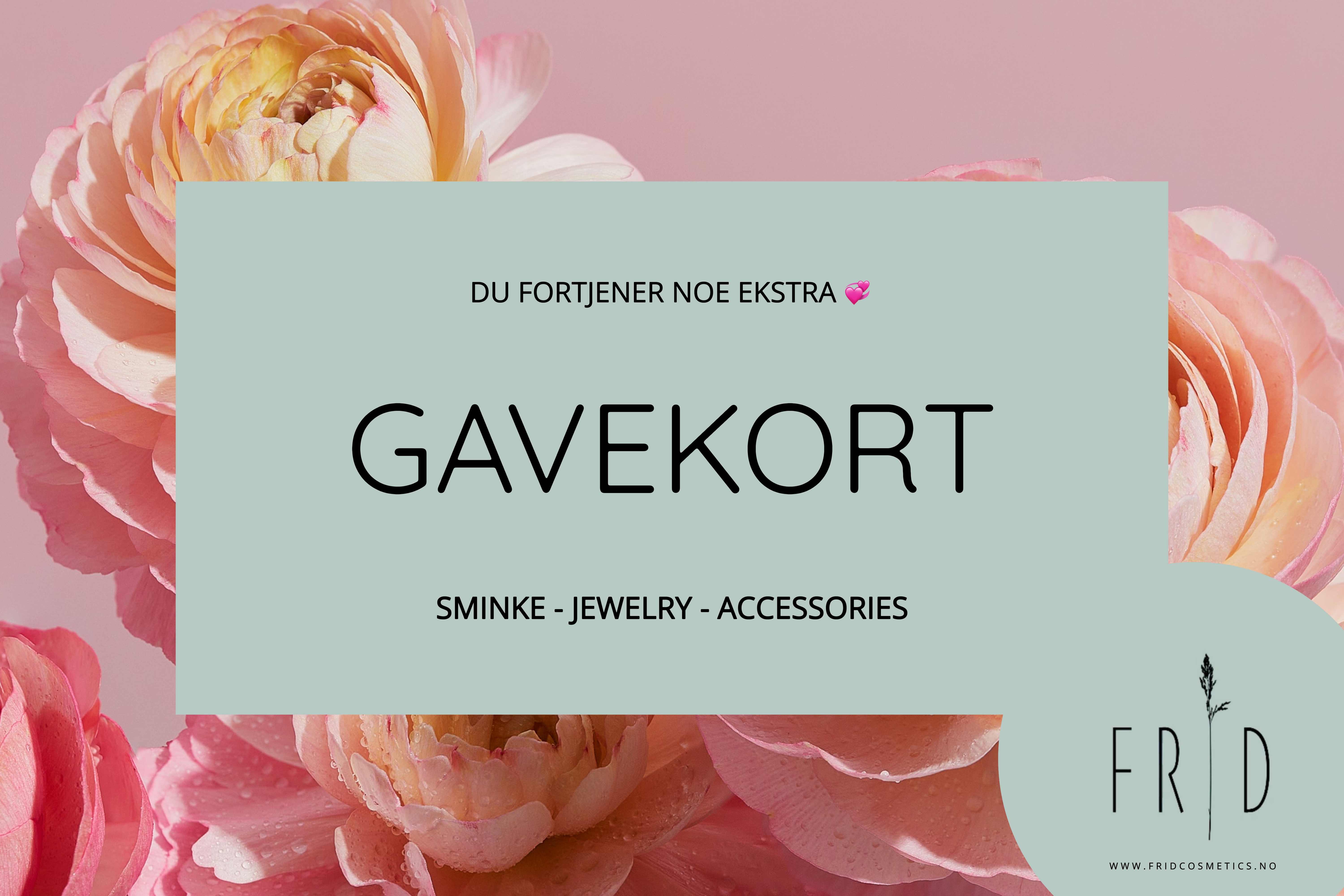 gavekort frid cosmetics