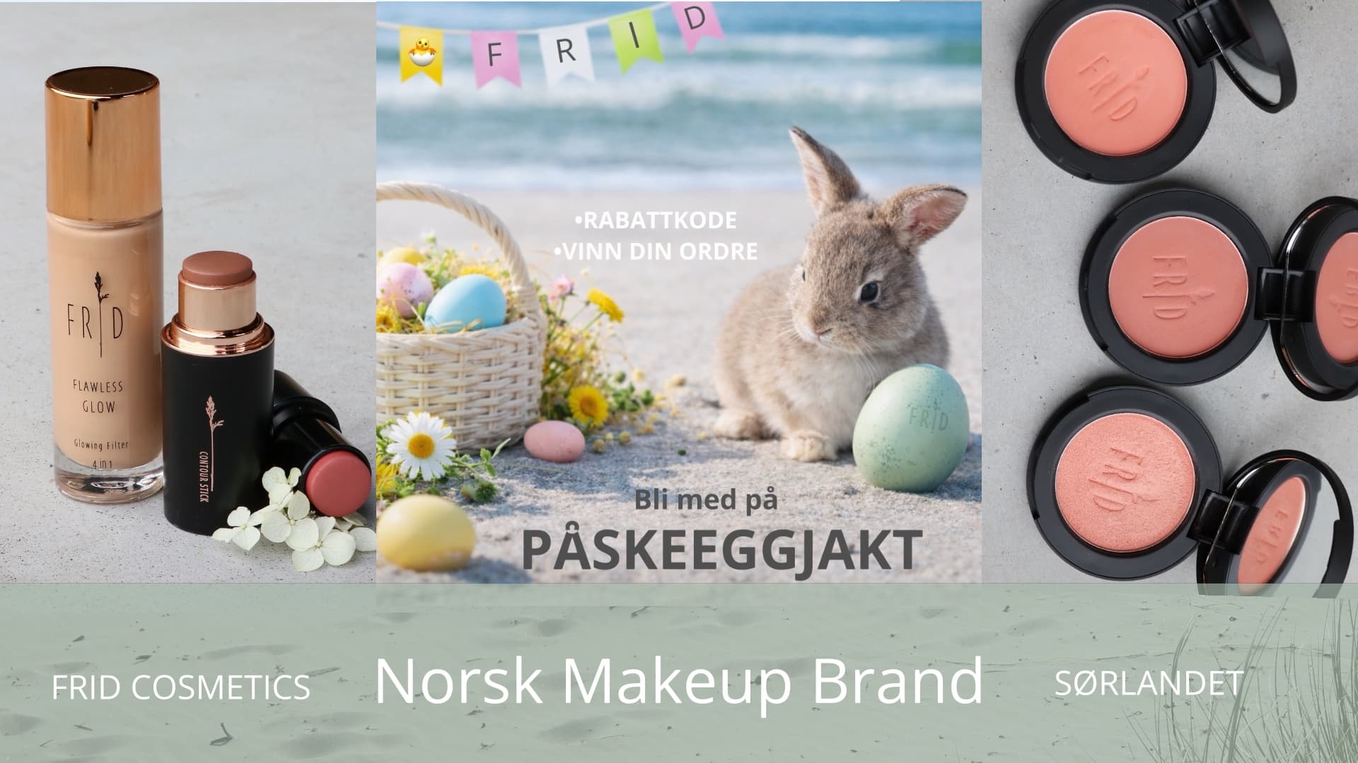 frid cosmetics naturlig sminke for sensitiv hud sørlandet 