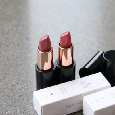 leppestift med pleie og godt hold frid cosmetics lipstick