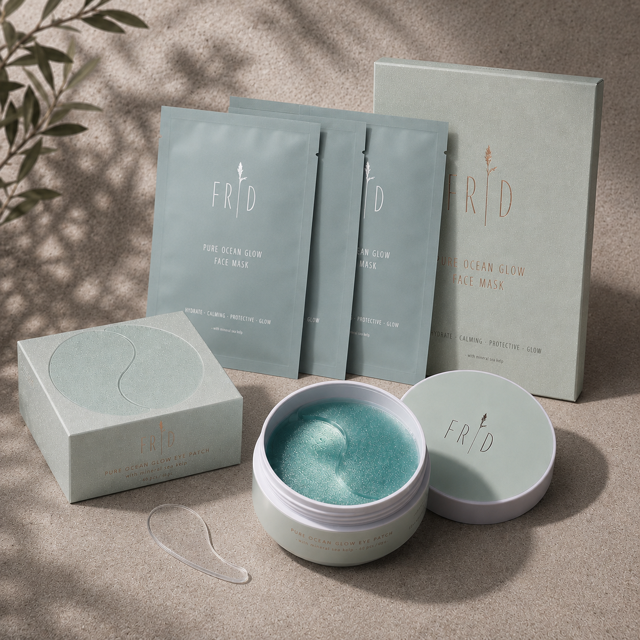 FRID Ocean Glow Duo med ansiktsmaske og eye patches