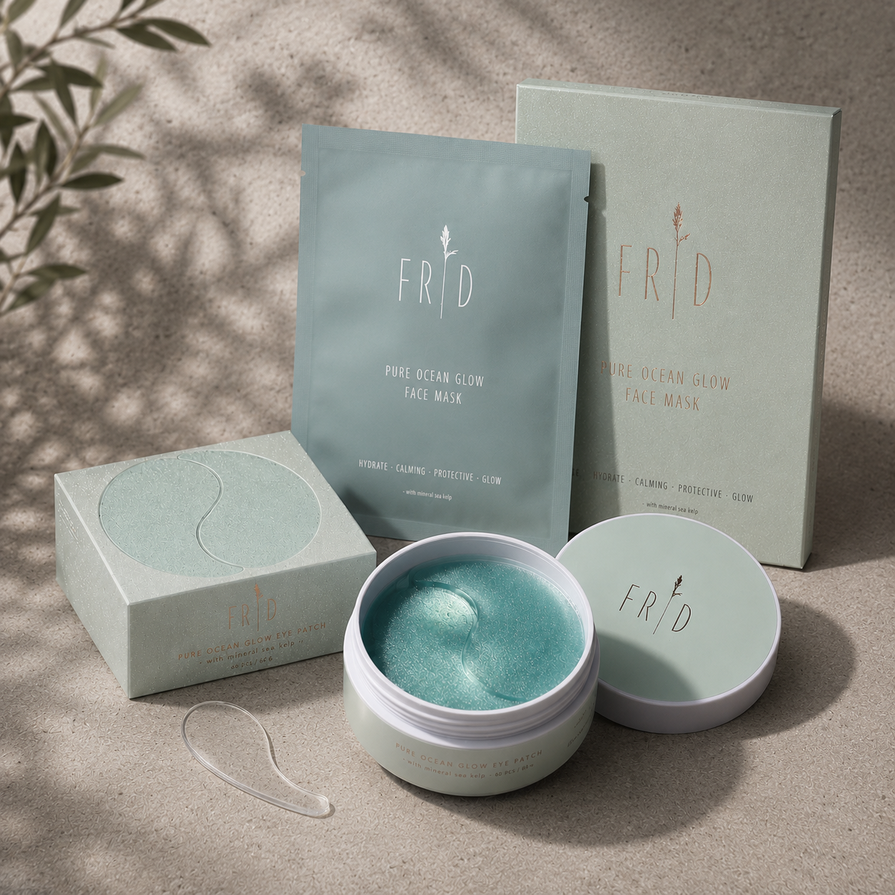 FRID Ocean Glow Duo med ansiktsmaske og eye patches